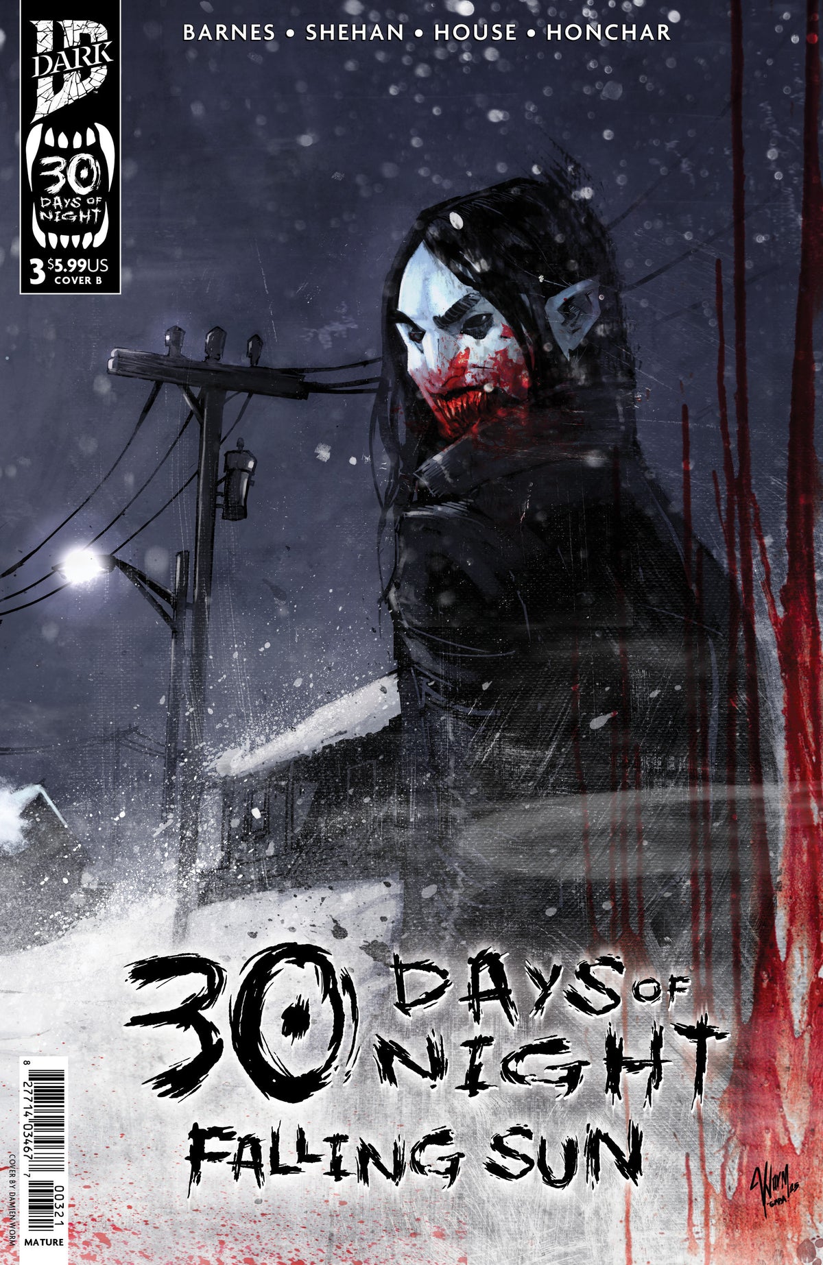 30 Days Of Night: Falling Sun #3 Variant B (Damien Worm)