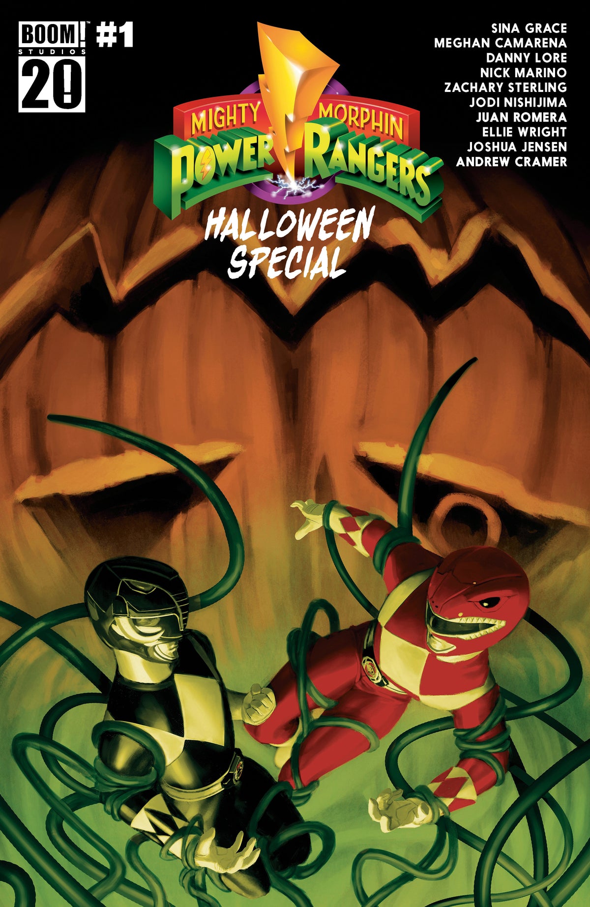 Mighty Morphin Power Rangers Halloween Special #1 A Main (Dressed, Mercado)