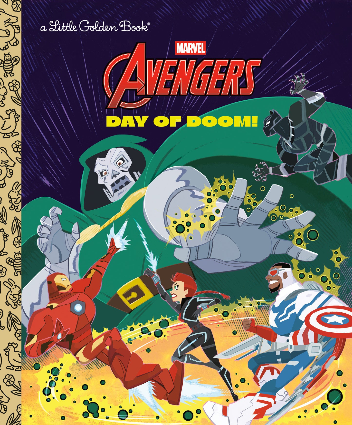 Little Golden Book Day Of Doom! (Marvel Avengers)