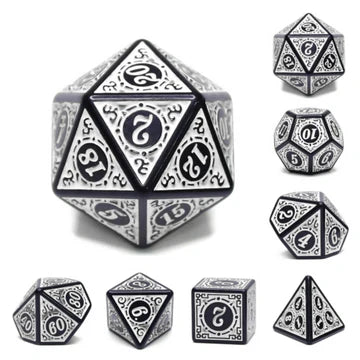 Magic Flame White Dice Set