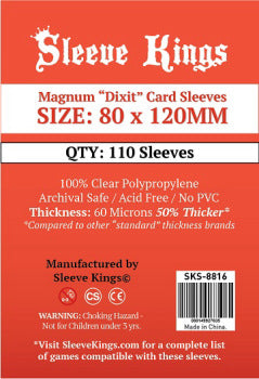 Card Sleeves 80 x 120mm
