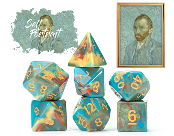 Van Gogh Dice: Self Portrait