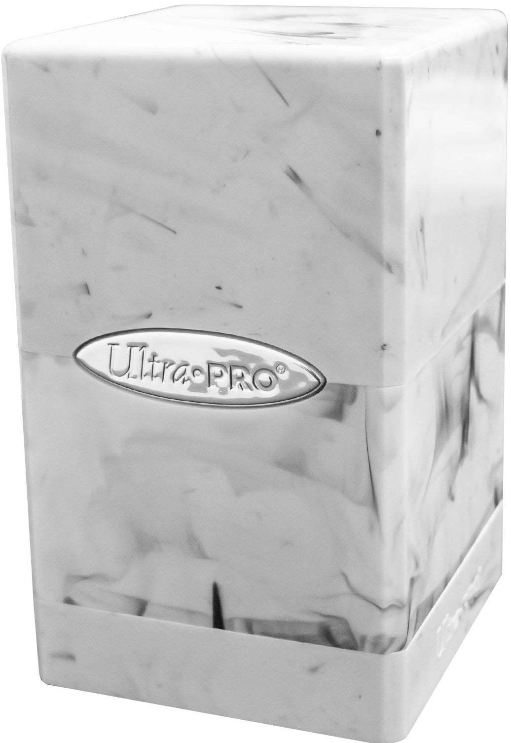 Satin Tower Deck Box White/Black