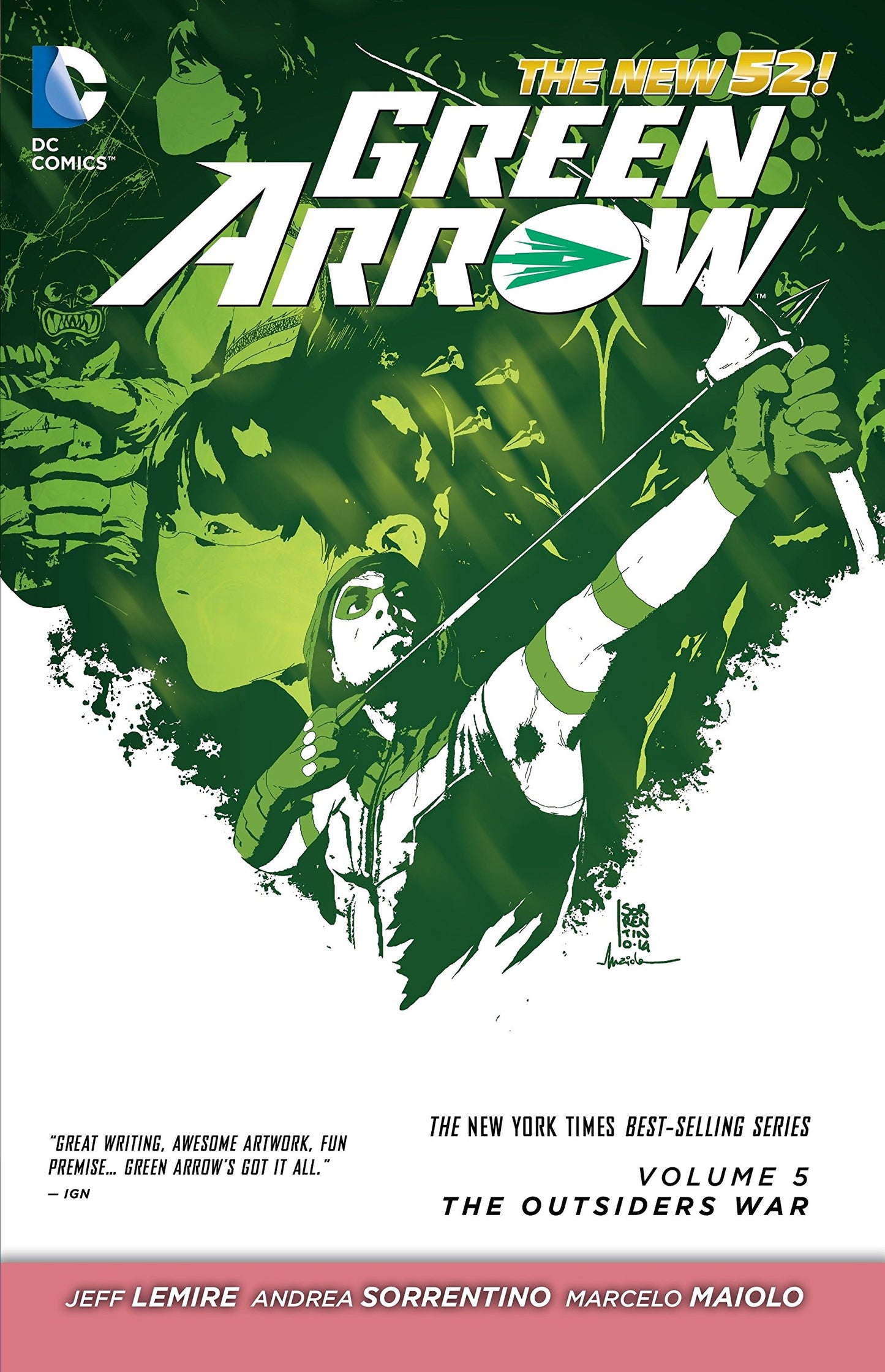 Green Arrow Vol. 05 Outsiders War (New 52)