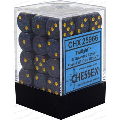 Speckled Twilight 12mm d6 Dice Block (36 Dice)