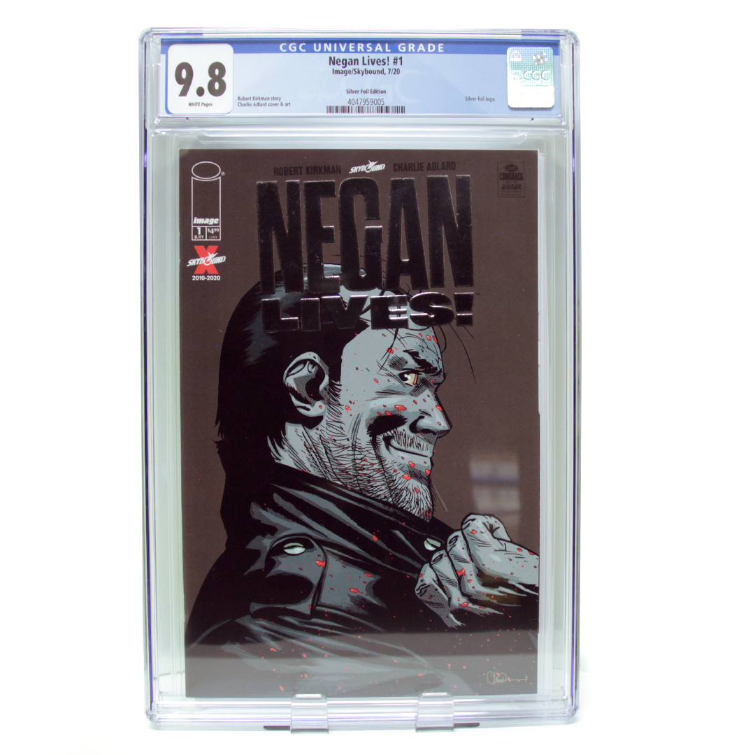Negan Lives! #1 Silver Foil Edition (CGC Graded)