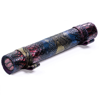 Roll-Up Dice Mat Dragon Scale Leatherette