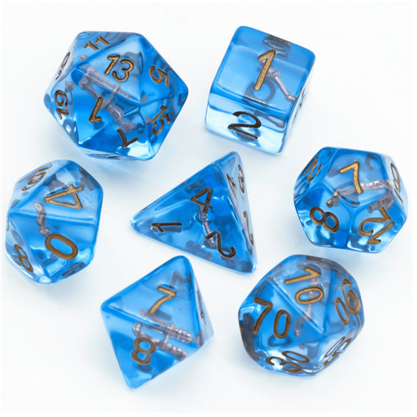 Wizard's Wand Class Dice Set (7 Dice)