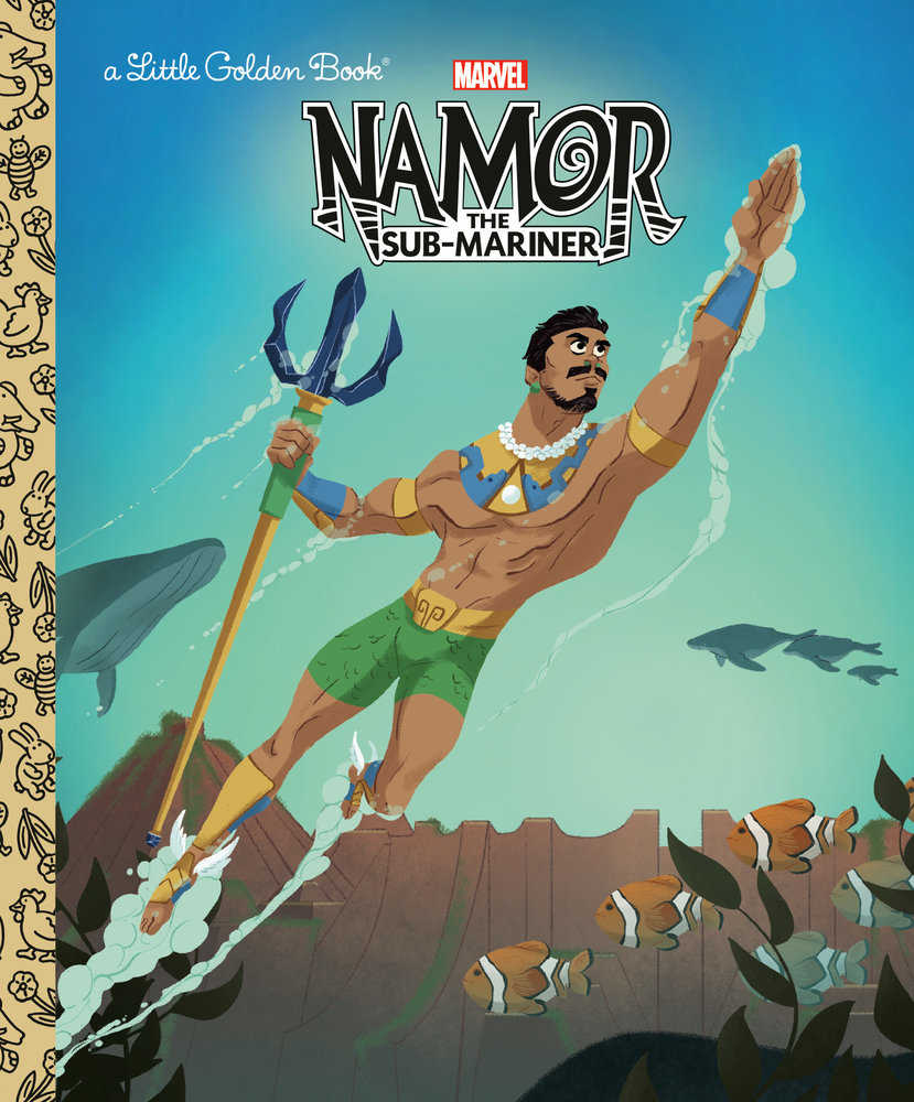 Little Golden Book Marvel Namor The Sub-Mariner