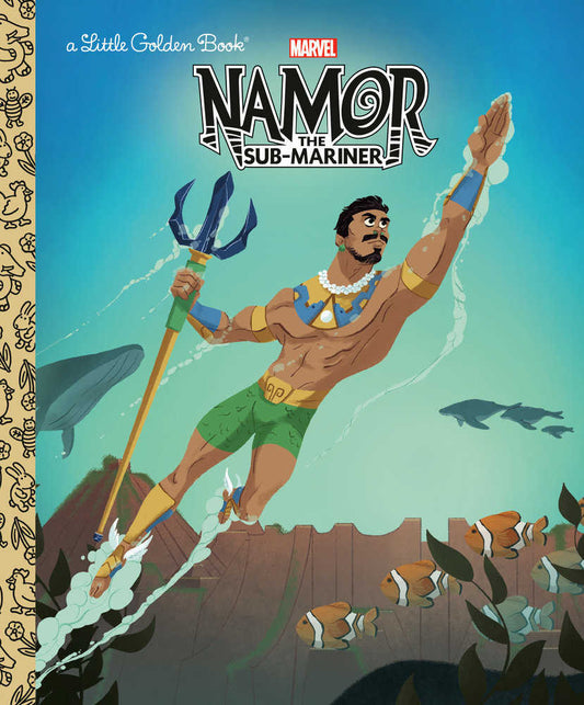 Little Golden Book Marvel Namor The Sub-Mariner