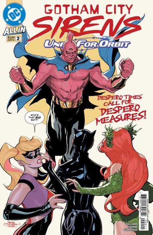 Gotham City Sirens Unfit For Orbit #2 (Of 5) Cover A Terry Dodson & Rachel Dodson