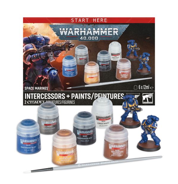 Warhammer 40K Intercessors + Paints (11th Edition)