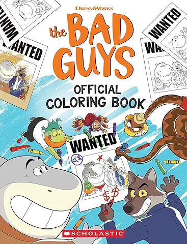 Bad Guys Official Colouring Book