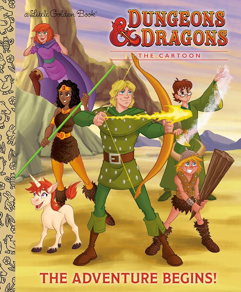 Little Golden Book Dungeons & Dragons The Adventure Begins!