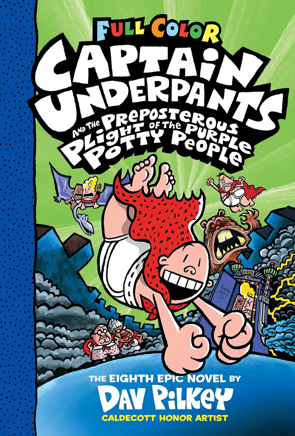 Captain Underpants Volume 08 Preposterous Plight of the Purple Potty People