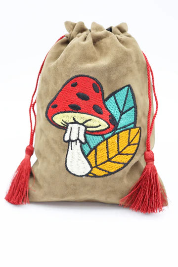 Mushroom and Leaf Dice Bag