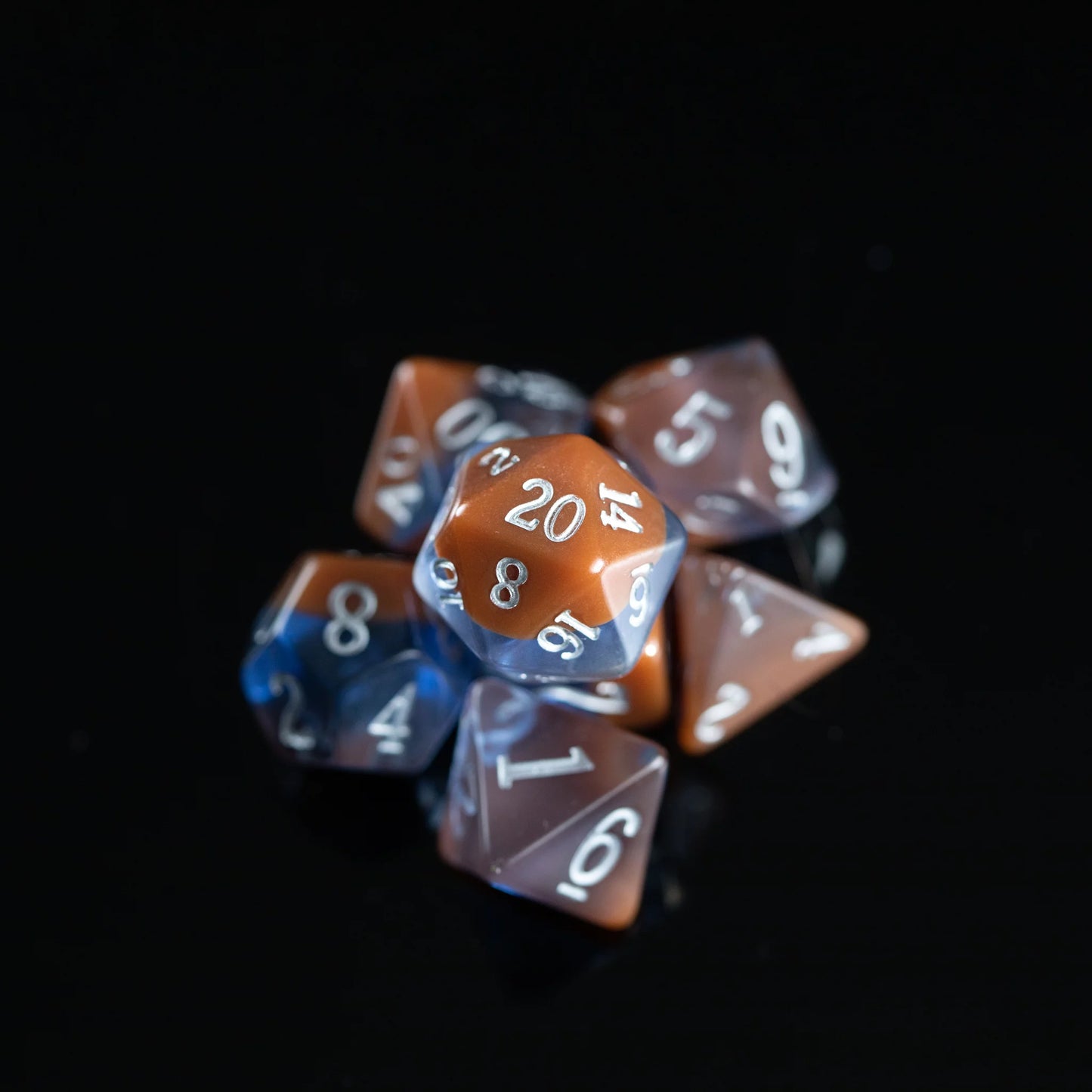 Opal Birthday 7 Piece Dice Set