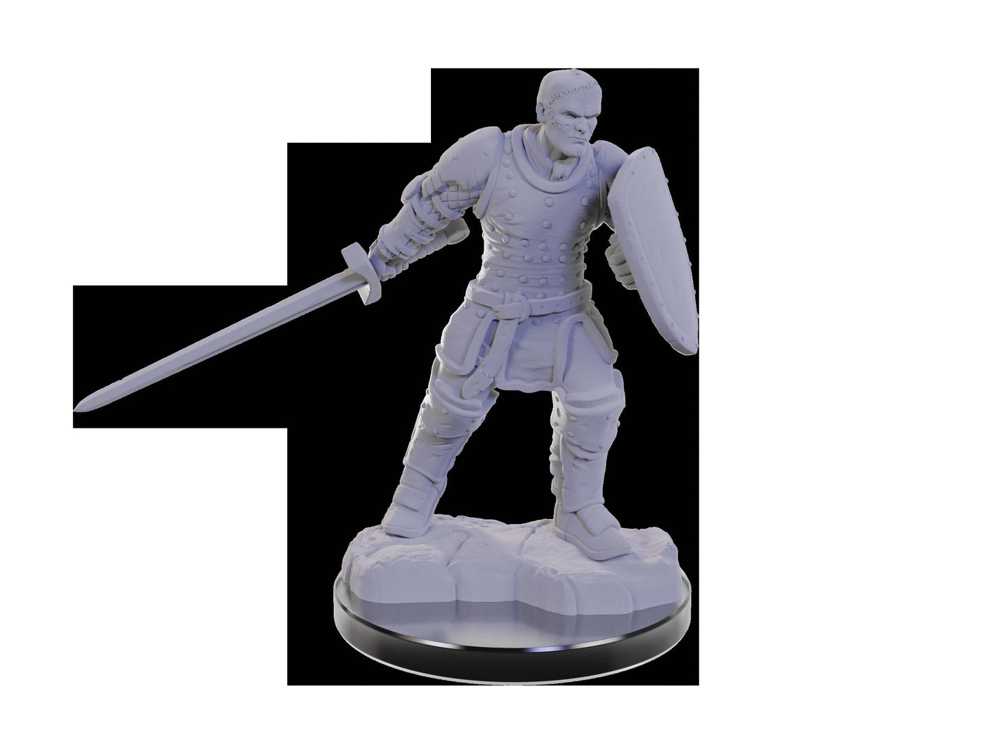 D&D Unpainted Reborn Paladin & Warlock