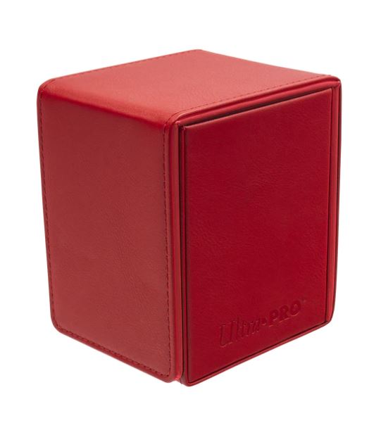 Alcove Flip Vivid Red Deck Box 100ct