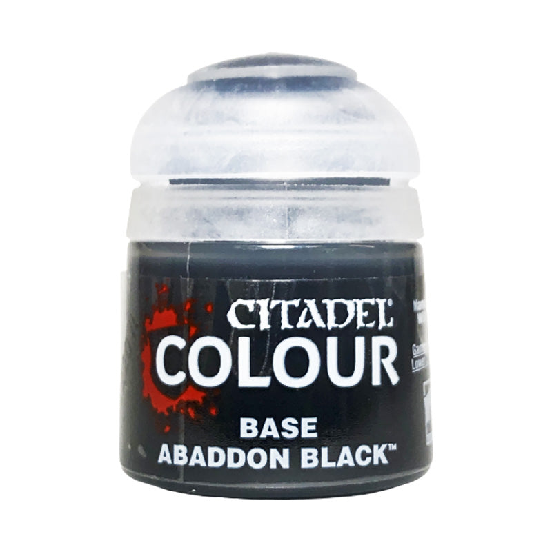 Warhammer Paint Base Abaddon Black