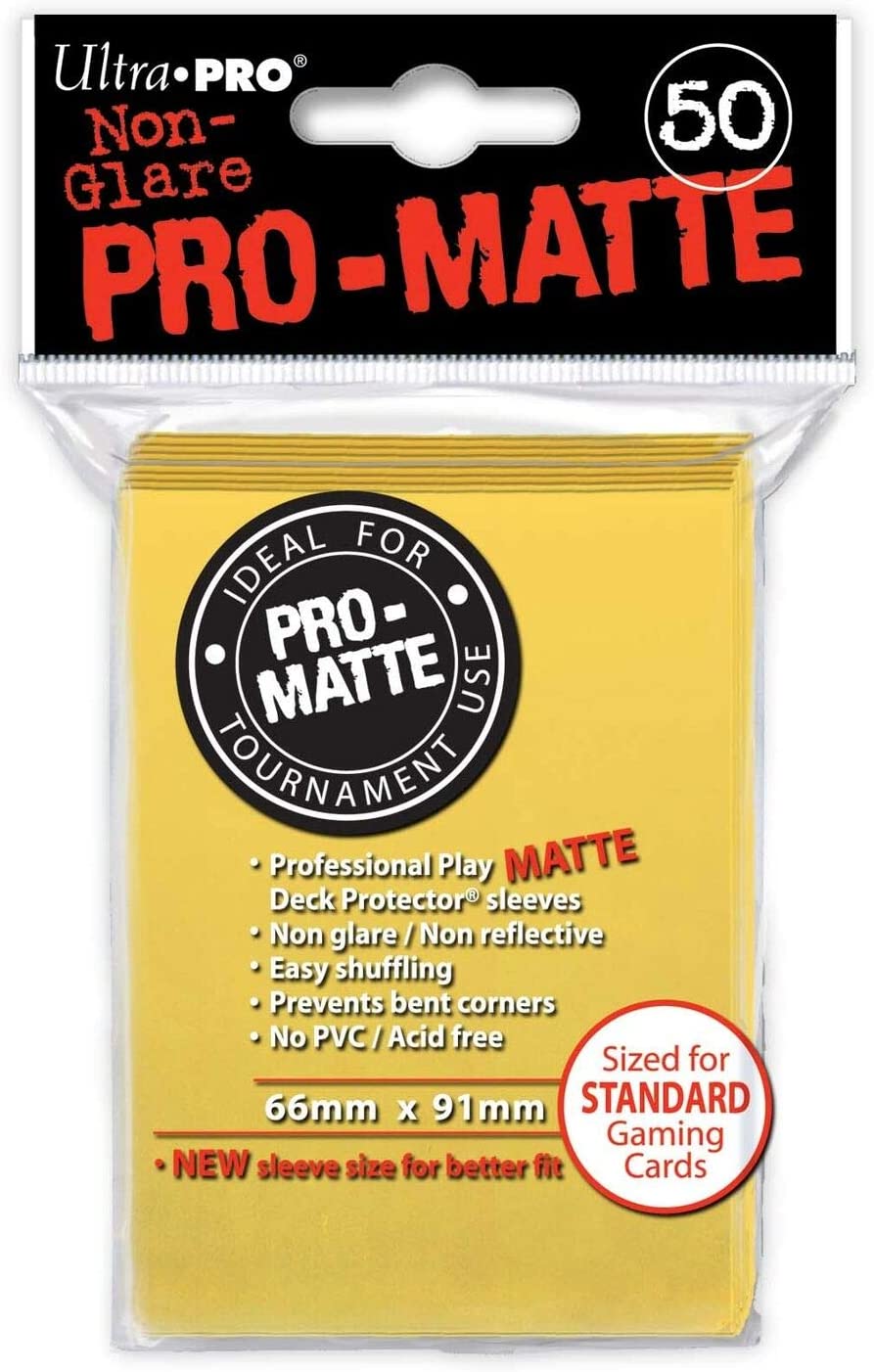 Pro-Matte Yellow Sleeves 50ct