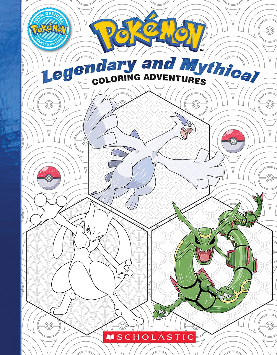 Pokémon Colouring Adventures Legendary & Mythical Pokemon
