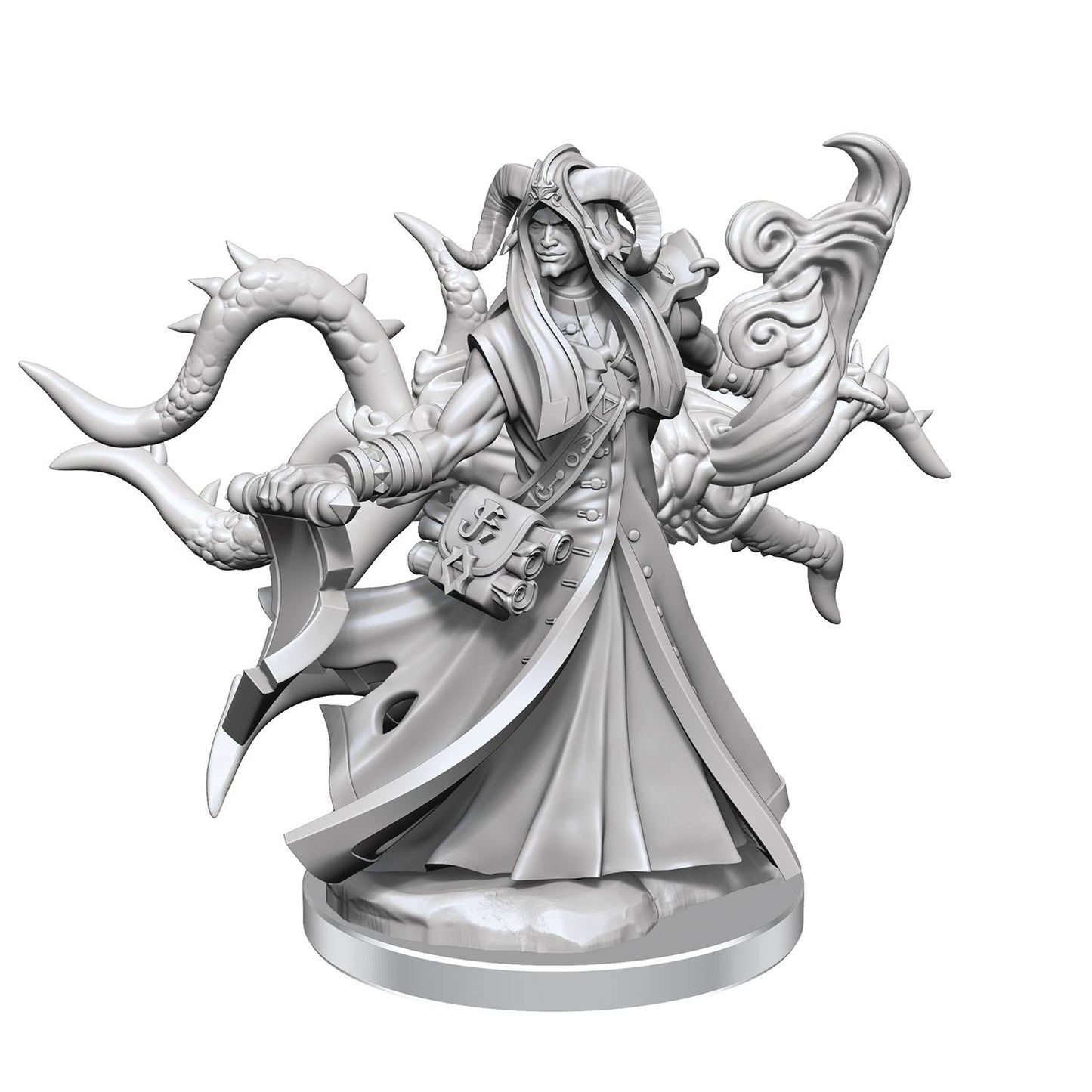 D&D Frameworks Tiefling Warlock Male Miniature