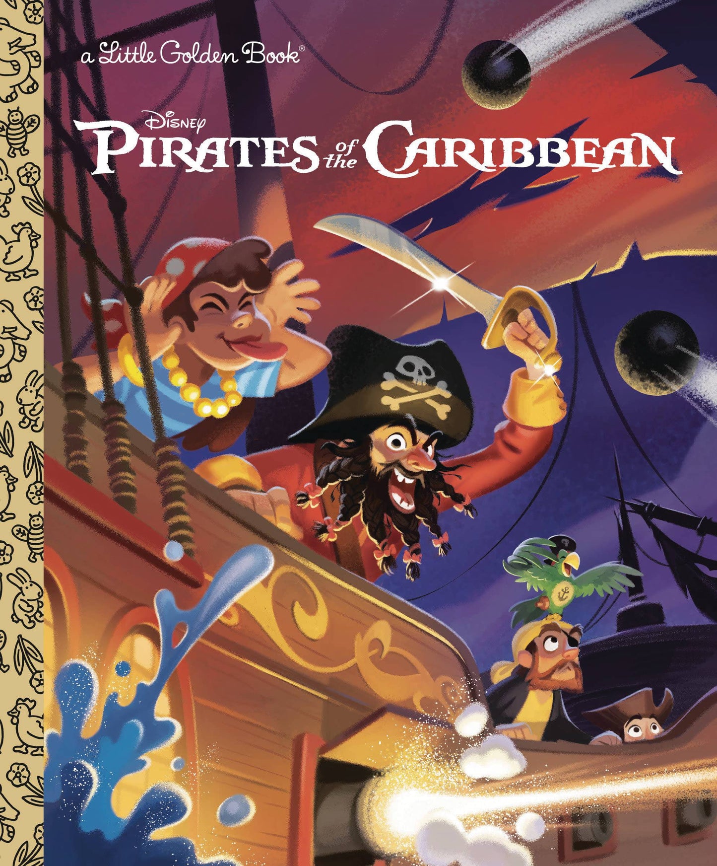 Little Golden Book Disney Classic Pirates of the Caribbean