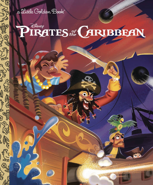 Little Golden Book Disney Classic Pirates of the Caribbean
