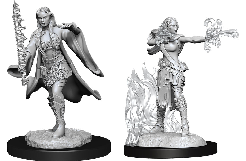 Dungeons & Dragons Nolzars Minis Multiclass Warlock Sorcerer Female